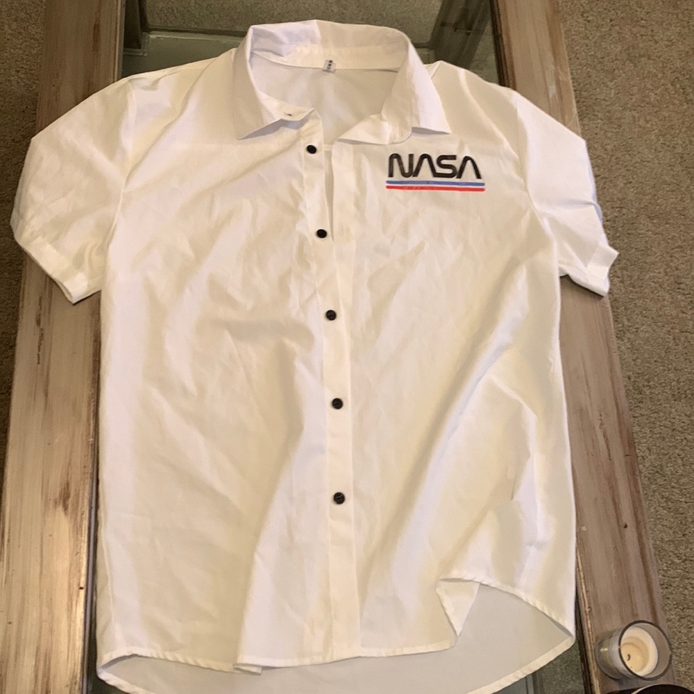 NASA Button Down Shirt